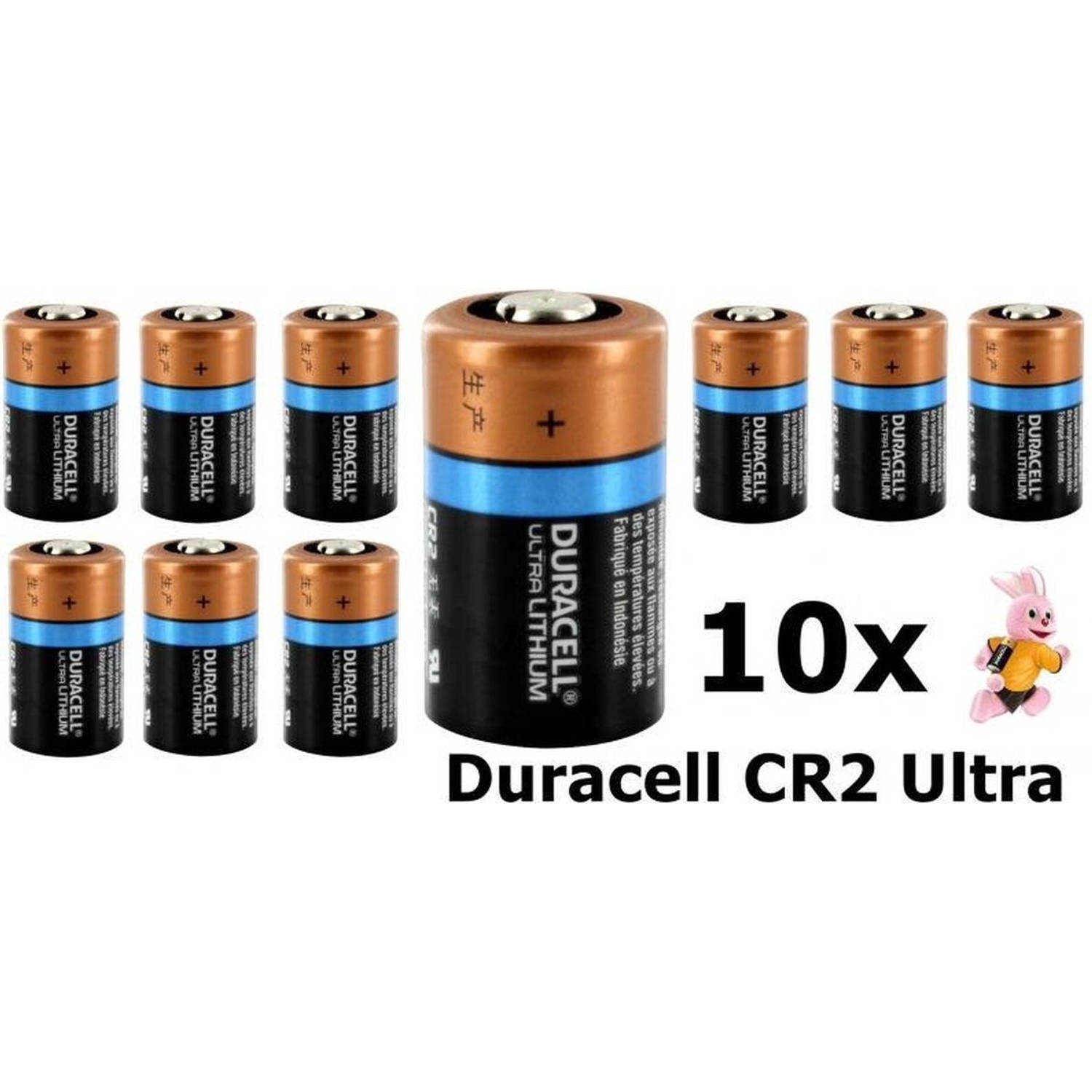 10 Stuks - Duracell Cr2 Ultra Lithium Batterij