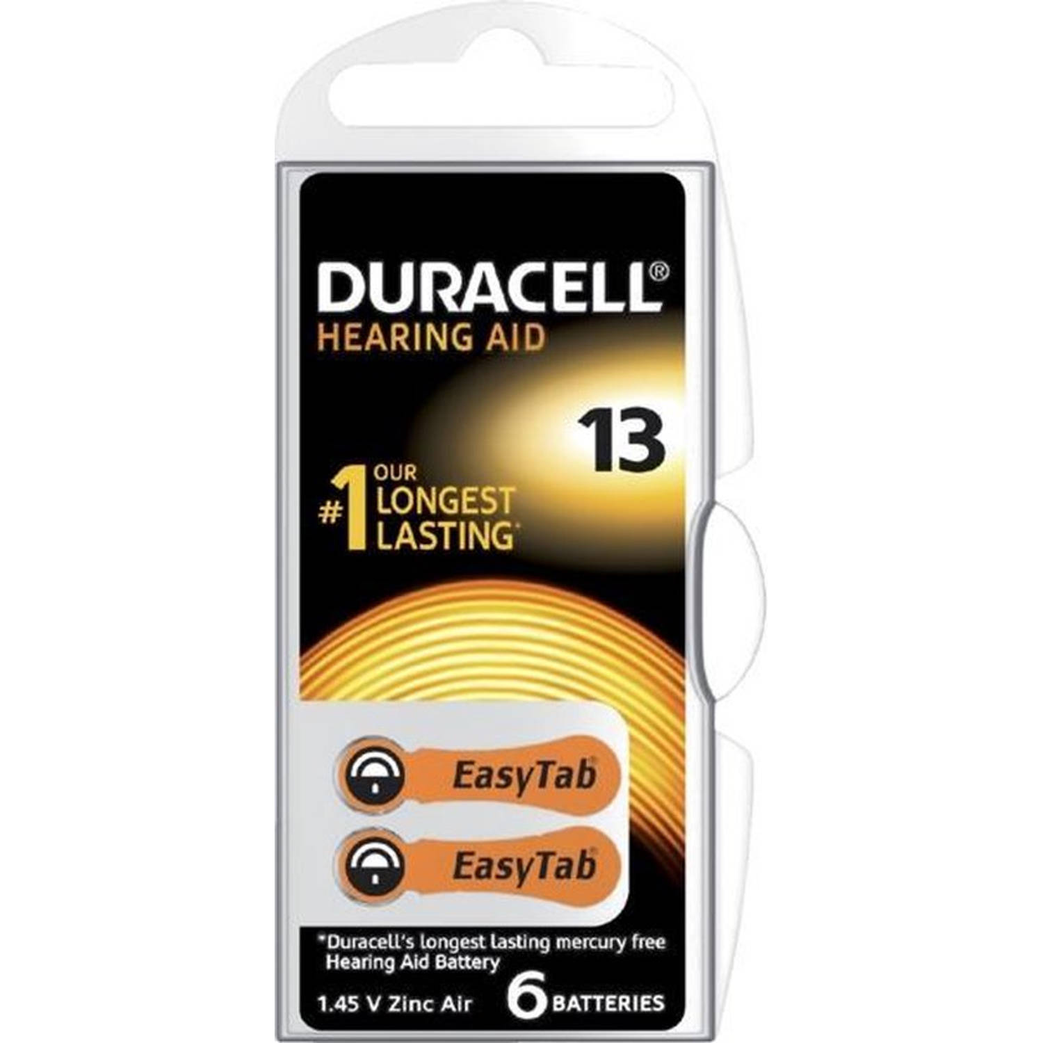 Batterij duracell da13 hearing aid