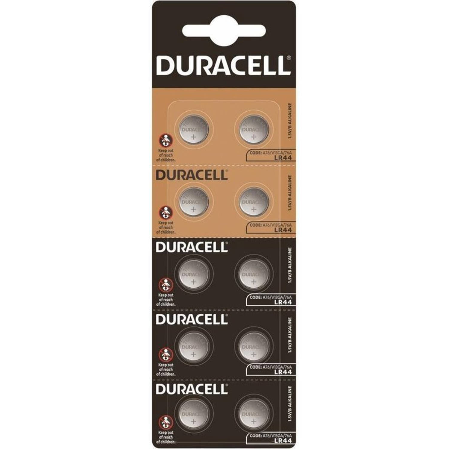 Duracell Lr44 Alkaline Batterijen 10 Stuks Ag13