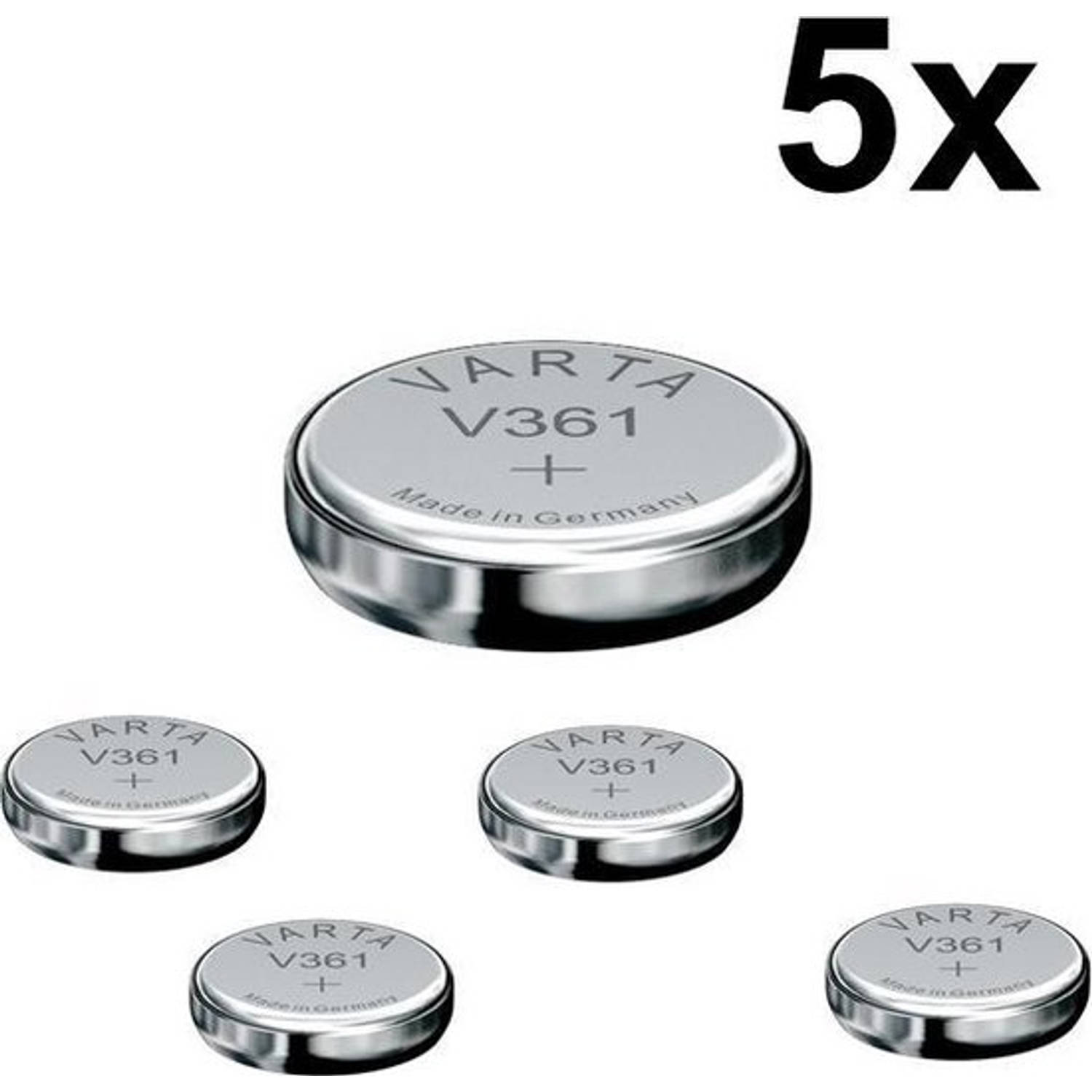 5 Stuks Varta V361 18mah 1.55v Horloge Knoopcel Batterij