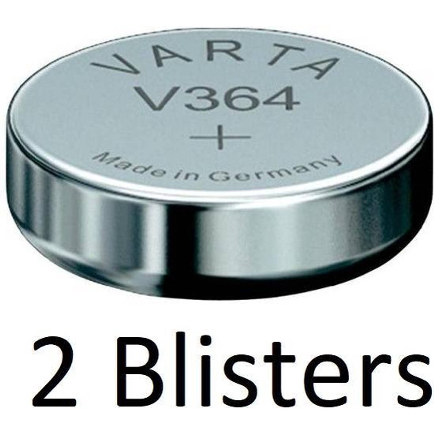 2 Stuks (2 Blisters A 1 St) Varta Knoopcel Batterij Sr621 Sw-sr60 Sw-v364 1bl Single-use Zilver-oxid