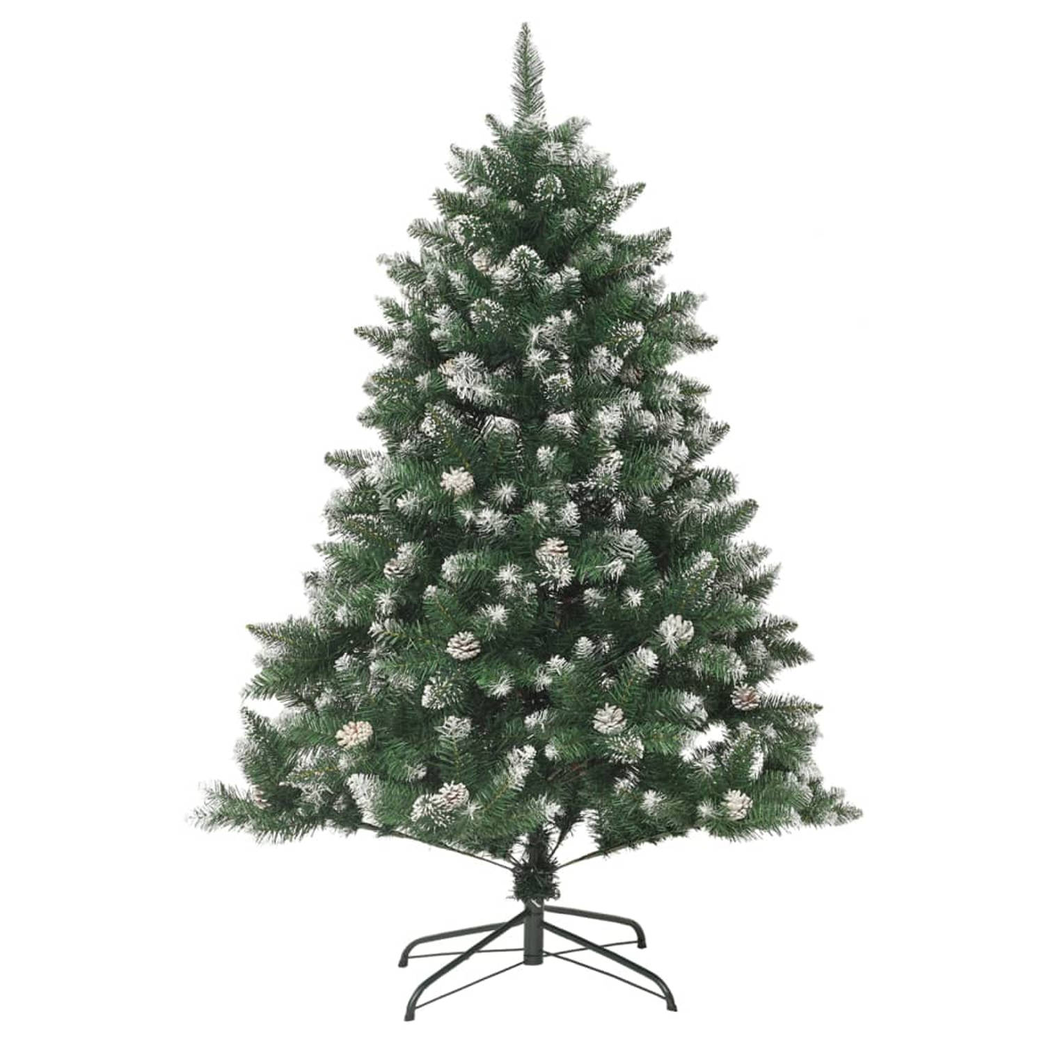 The Living Store Kunstkerstboom met standaard 150 cm PVC - Decoratieve kerstboom