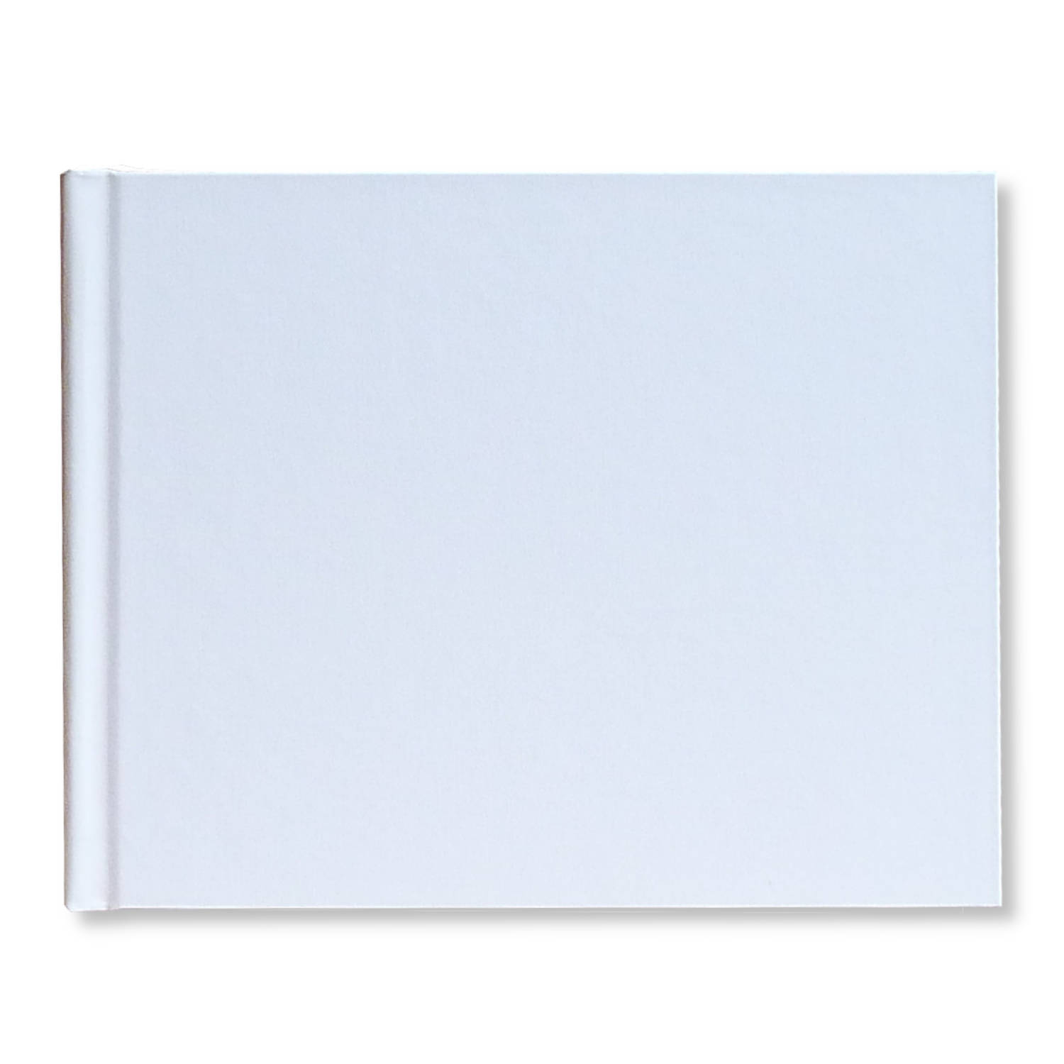 FotoHolland -Fotoalbum Buckram Classic wit 18x23 cm, witte passe-partouts, voor 8 foto's 13x18 (liggend) - FIC18238WT