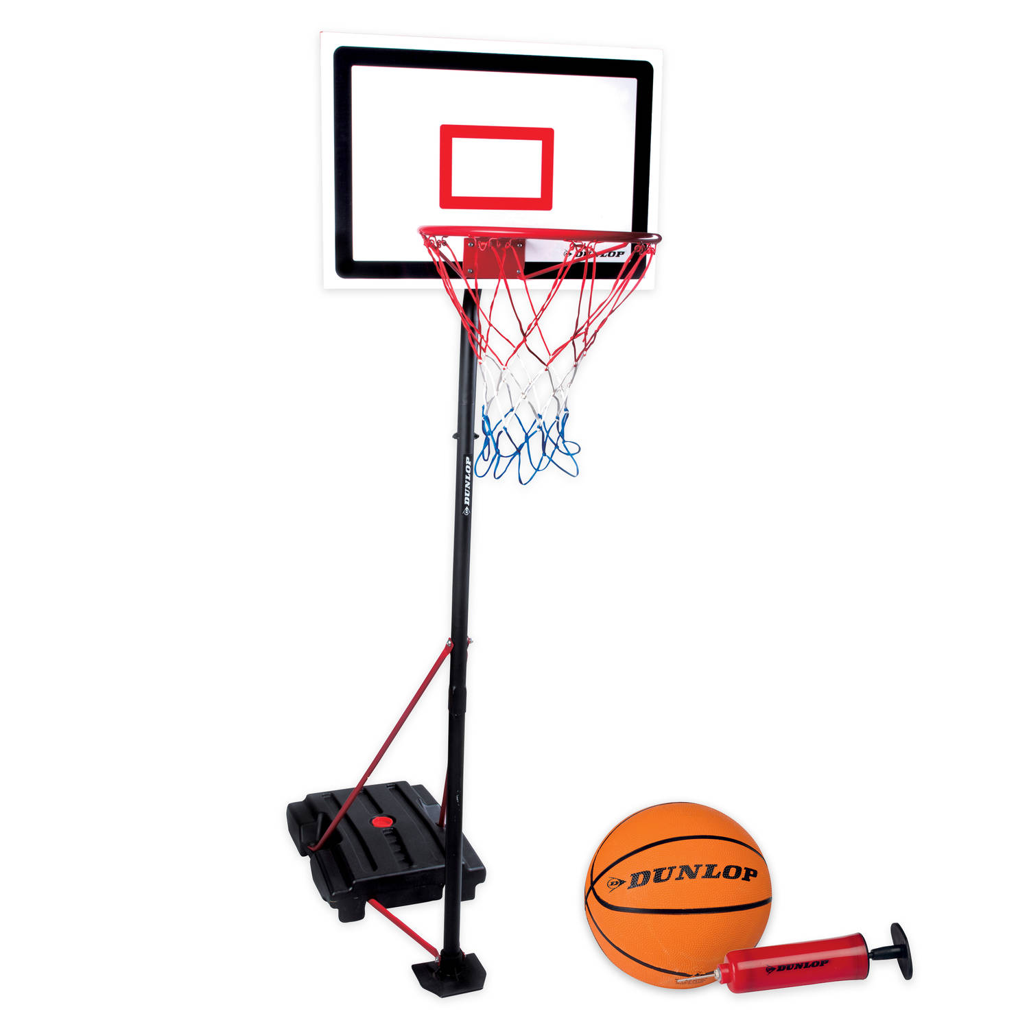 vloeistof slogan Eeuwigdurend Dunlop Basketbalset - Speelset Junior - In Hoogte Verstelbaar 165 - 205 cm  - Basketbal standaard met Bal | Blokker