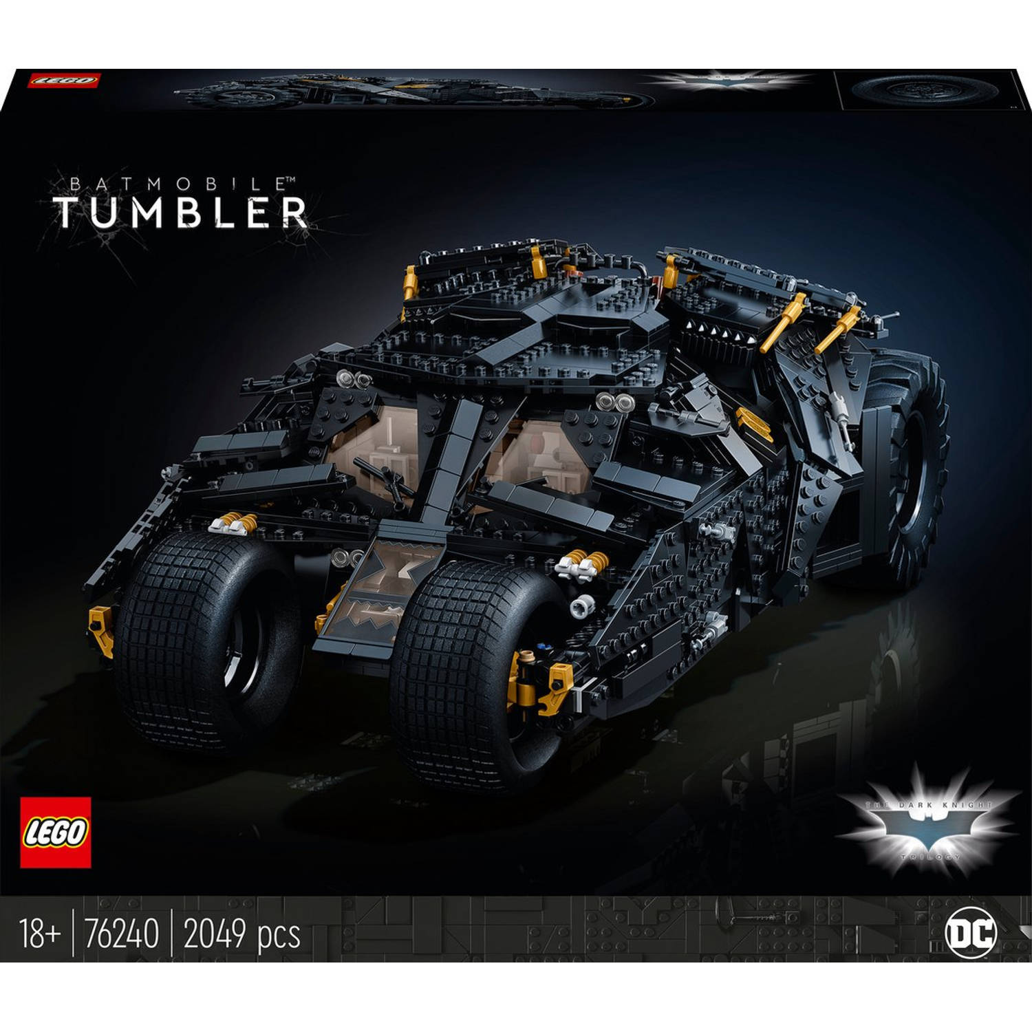 LEGO® DC COMICS SUPER HEROES 76240 Batmobile-tuimelaar