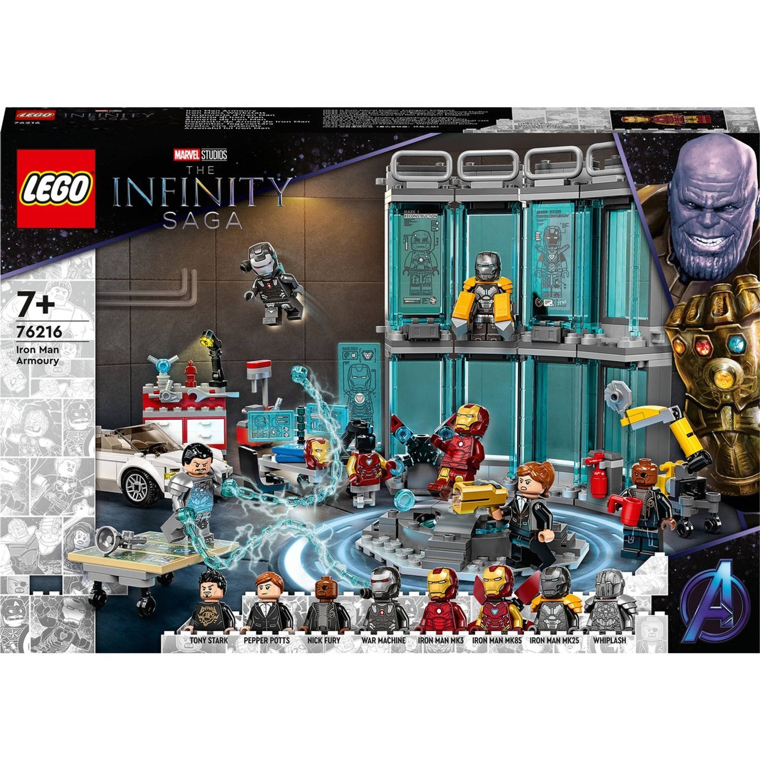 LEGOÂ® 76216 Marvel Iron Man Wapenkamer
