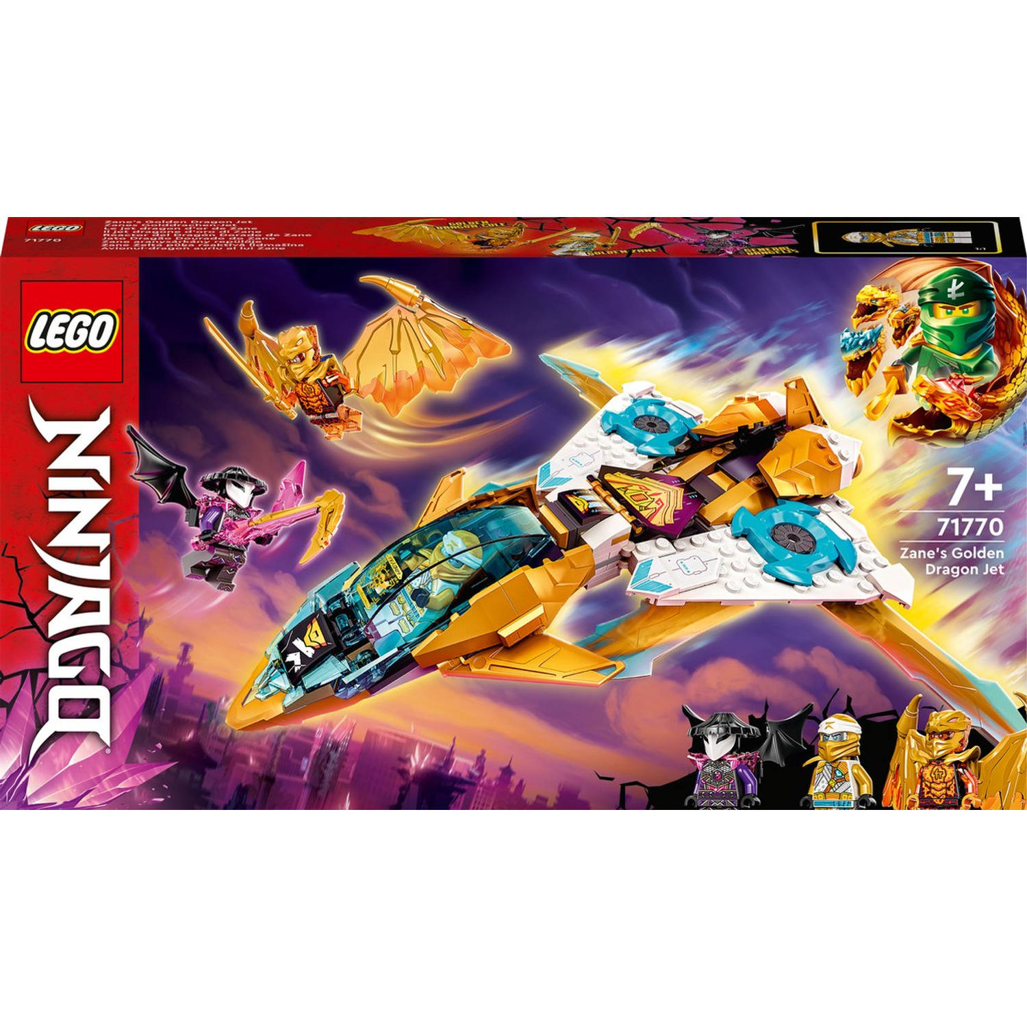 LEGOÂ® Ninjago 71770 zane s gouden drakenstraaljager