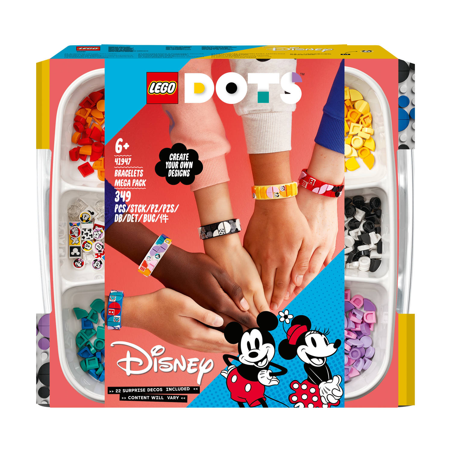 LEGO® DOTS 41947 Creatieve armband van Mickey