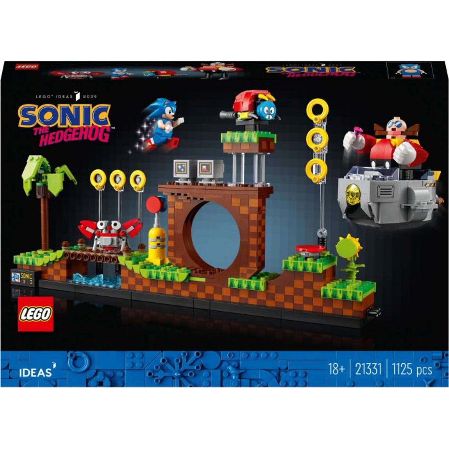 LEGO® IDEAS 21331 Sonic the Hedgehog Green Hill zone