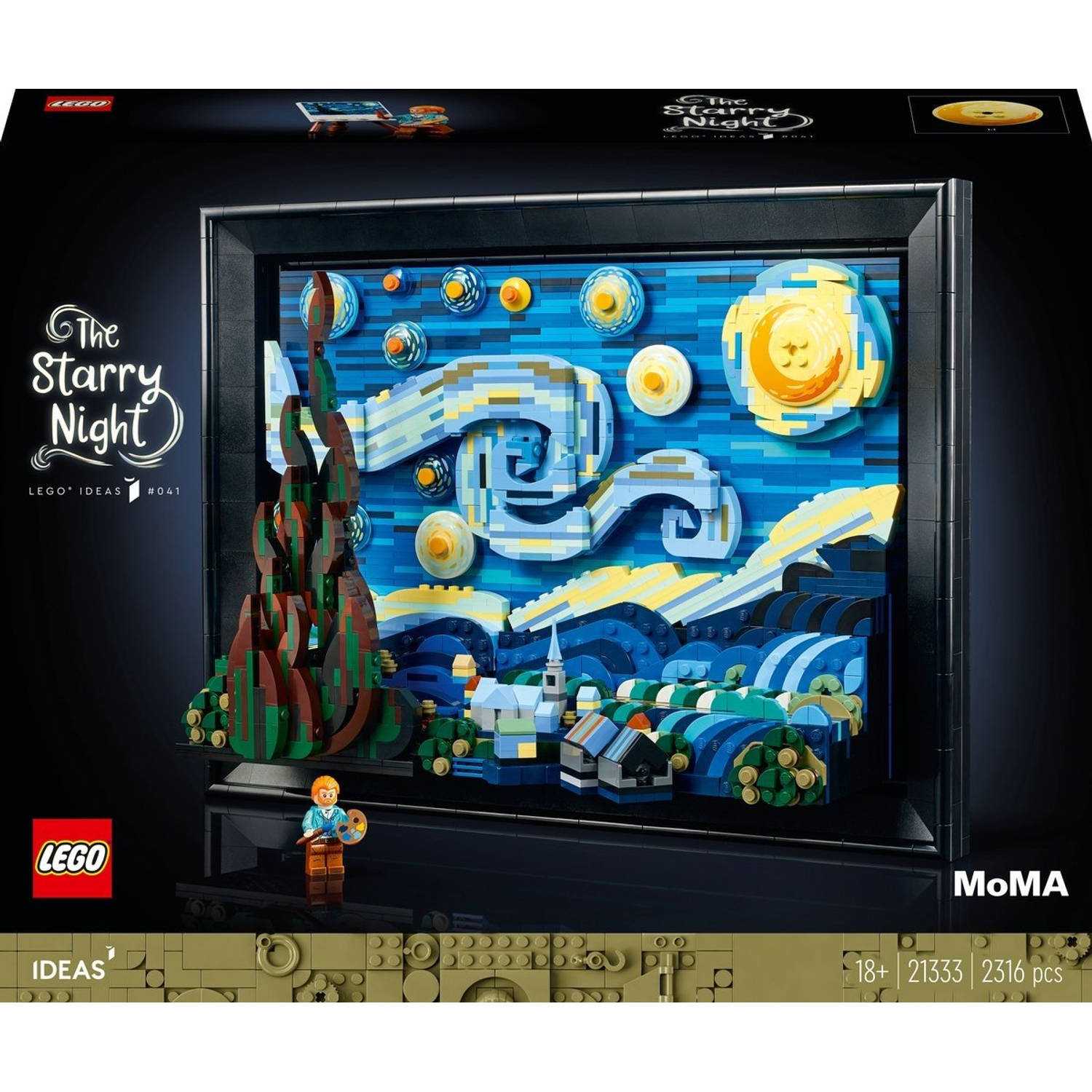 Lego Ideas Vincent Van Gogh Sterrennacht 21333