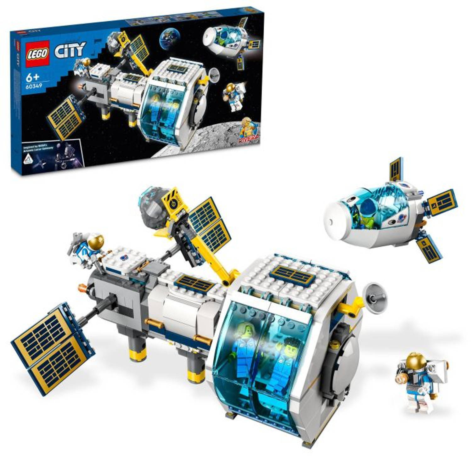 LEGO® CITY 60349 Maan-ruimtestation