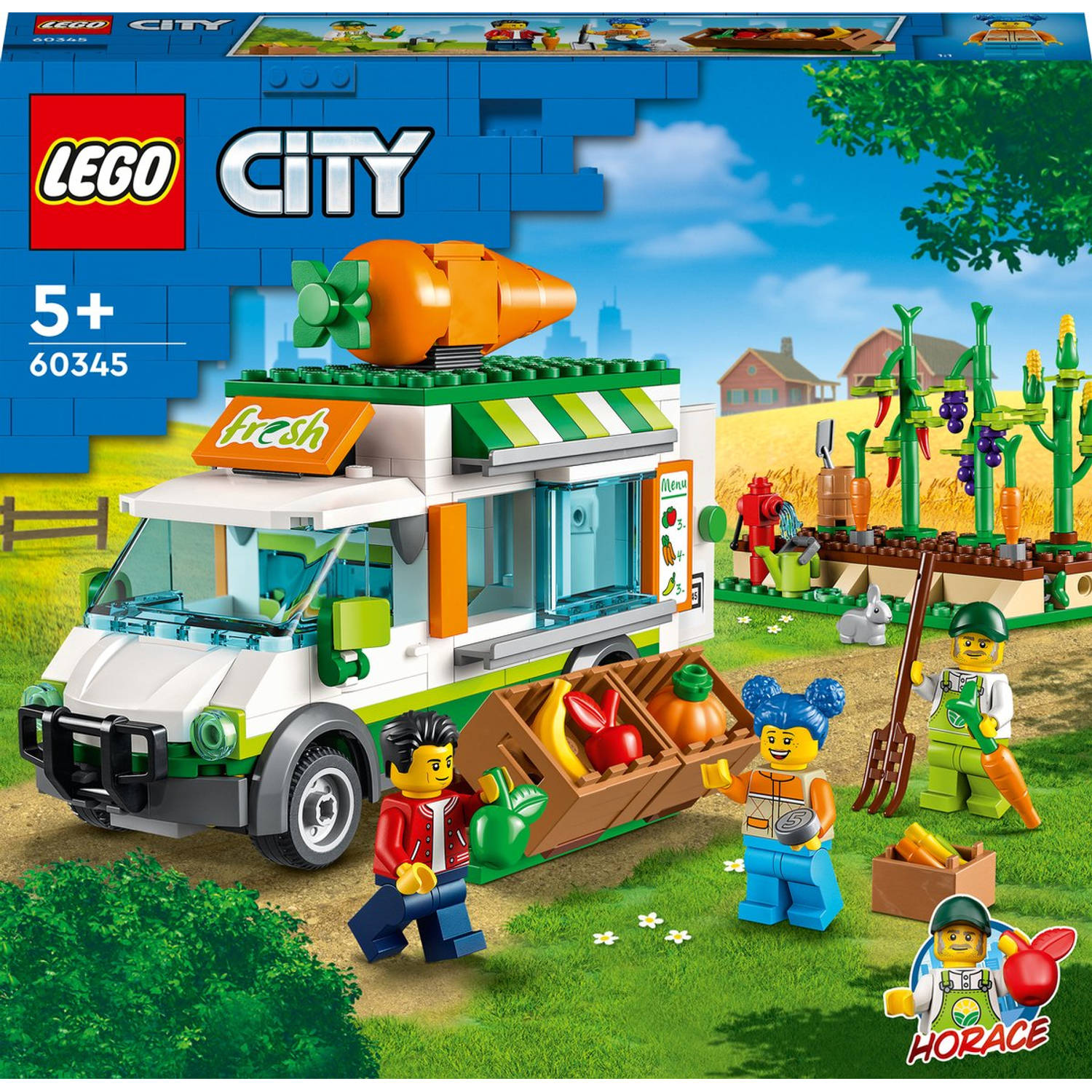 LEGO® CITY 60345 Groente-bestelwagen
