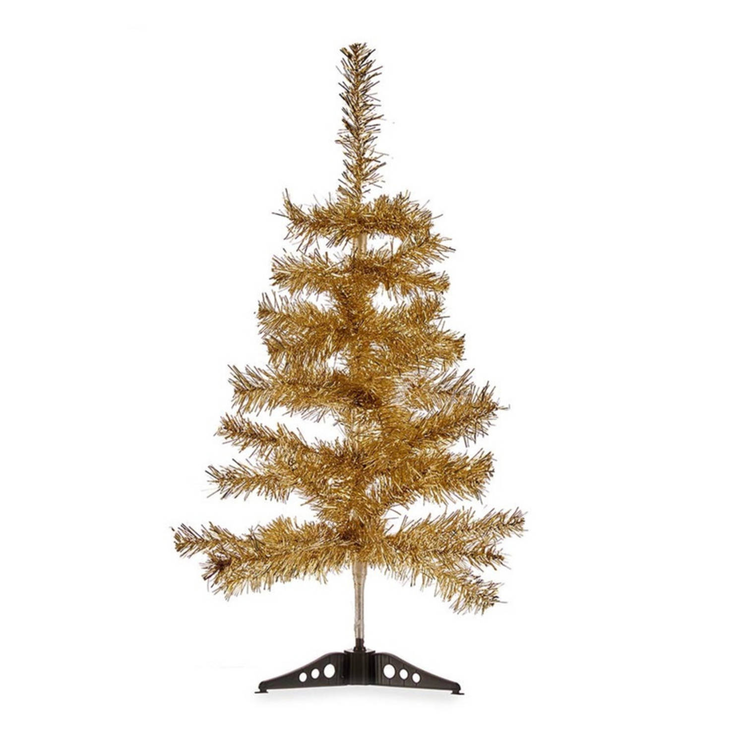 Kleine Glitter Bronzen Kerstboom Van 60 Cm Kunstkerstboom