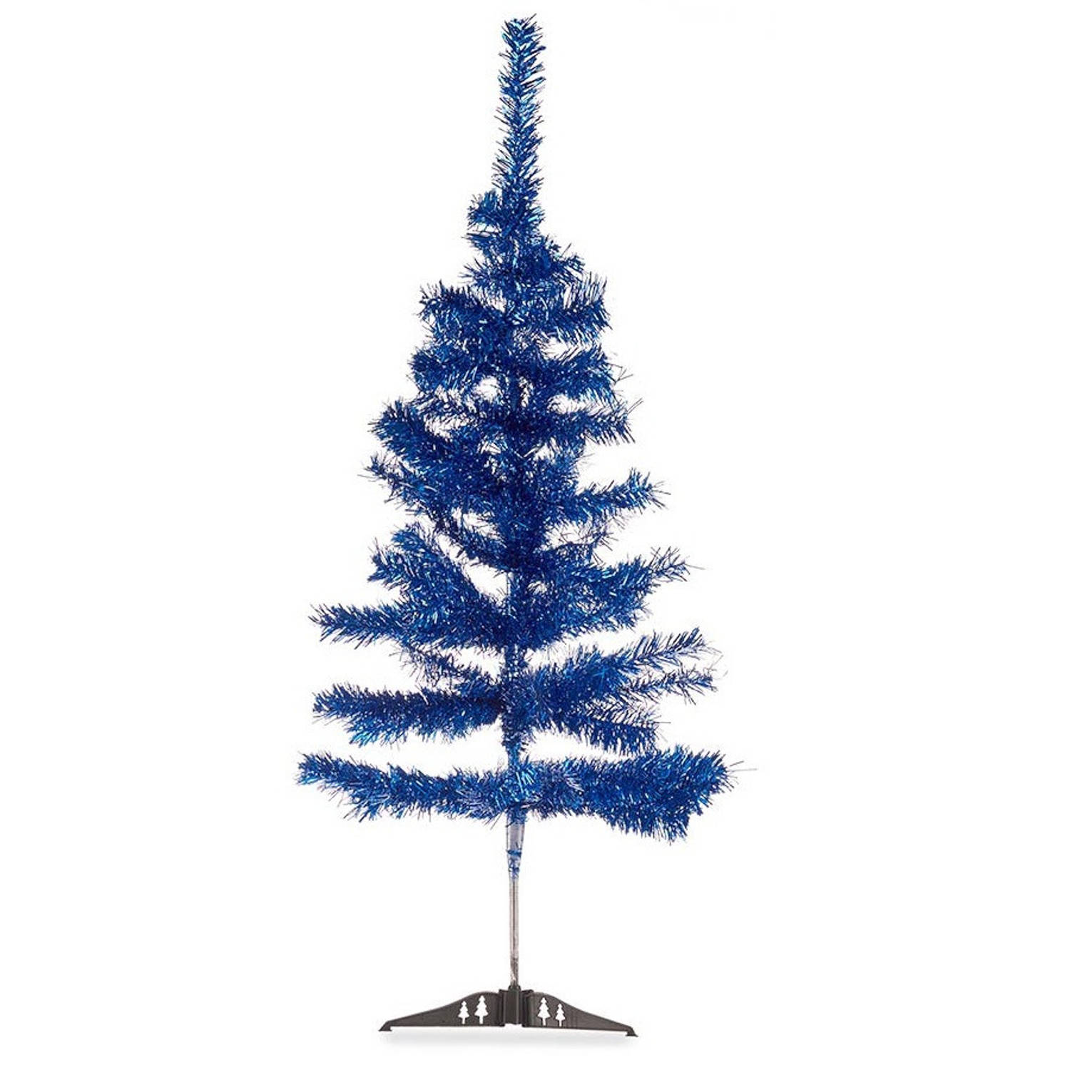 Kleine Ijsblauw Kerstboom Van 90 Cm Kunstkerstboom