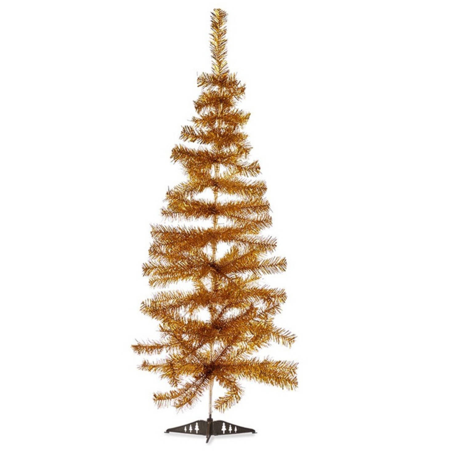 Krist+ Kunst kerstboom - klein - goud - 120 cm - Kunstkerstboom