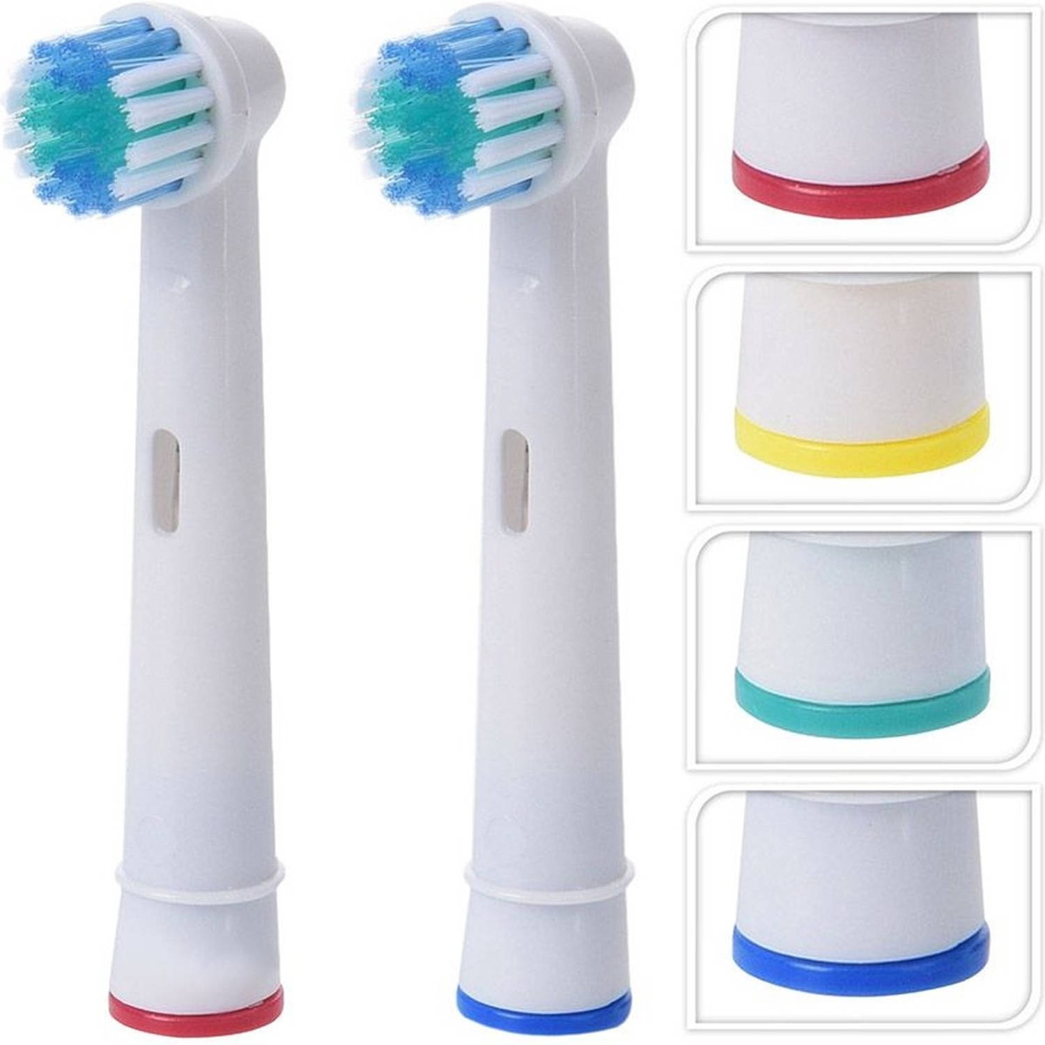 Opzetborstels voor elektrische tandenborstel 4 stuks