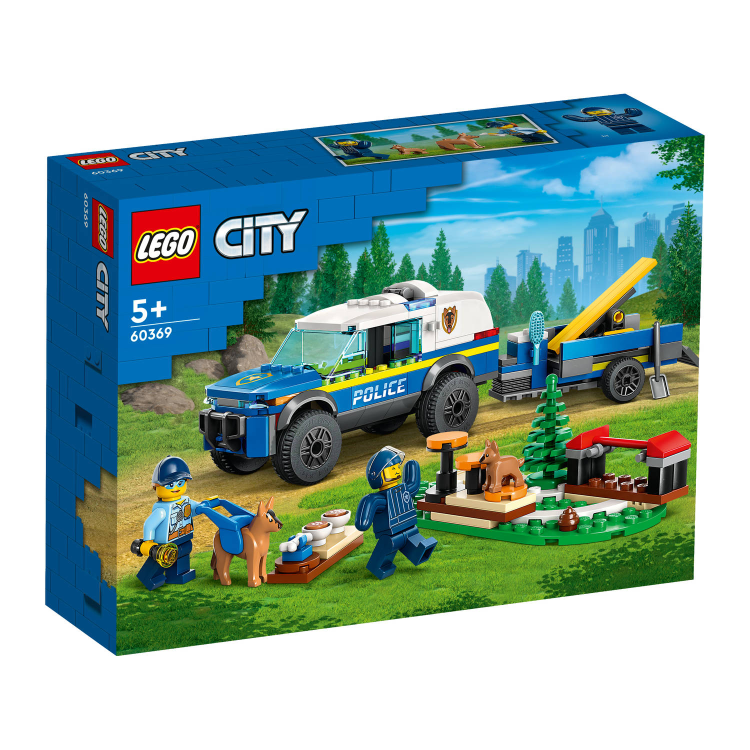 Lego City Police Mobiele Politie Hondentraining 60369