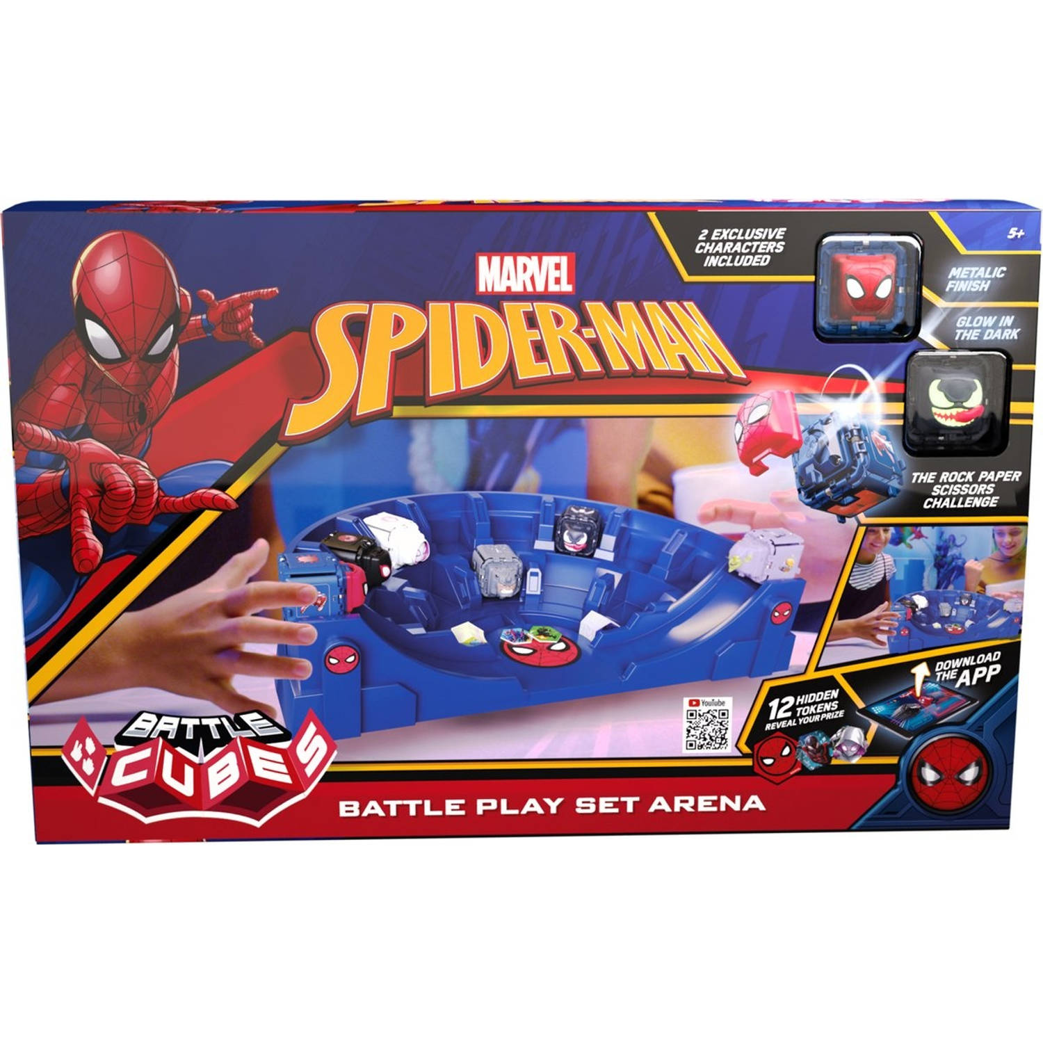 Rally Oxideren Volgen Boti Marvel Spiderman - Battle Cubes Arena Set - Spiderman + Venom | Blokker