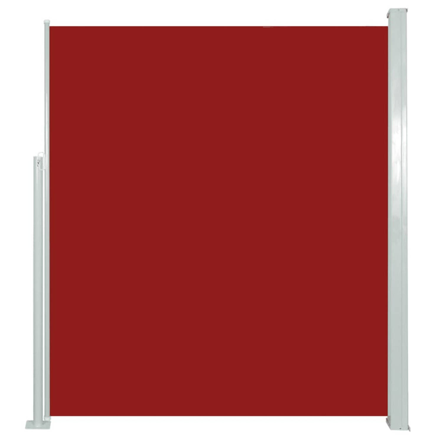 vidaXL Tuinscherm uittrekbaar 160x500 cm rood