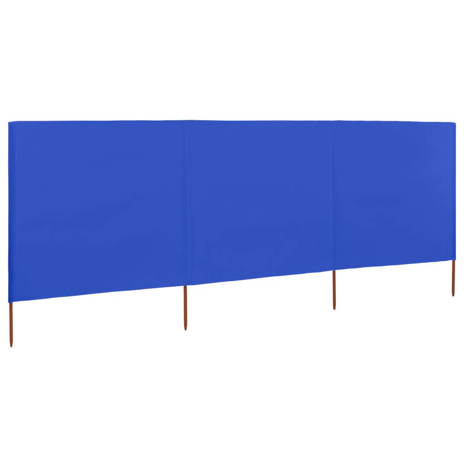 The Living Store Inklapbaar Windscherm - 400 x 80 cm - Nonwoven stof