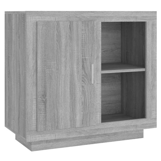 vidaXL Dressoir 80x40x75 cm grijs sonoma eikenkleurig