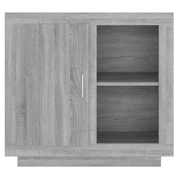 vidaXL Dressoir 80x40x75 cm grijs sonoma eikenkleurig