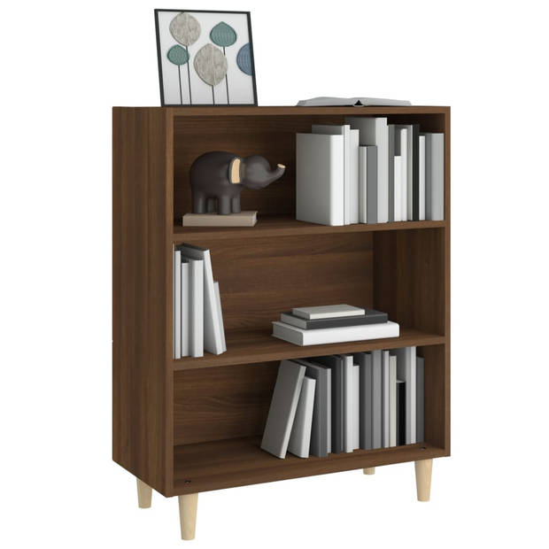 The Living Store Dressoir - Klassiek - Bijzetkast - 69.5 x 32.5 x 90 cm - Kleur- Bruineiken