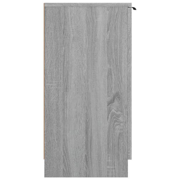 vidaXL Schoenenkast 59x35x70 cm bewerkt hout grijs sonoma eikenkleurig