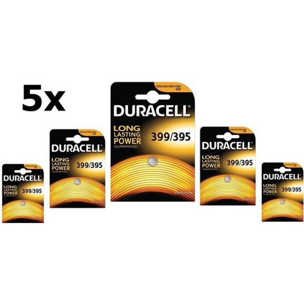 5 Stuks - Duracell 399-395/G7/SR927W 1.5V 52mAh knoopcel batterij