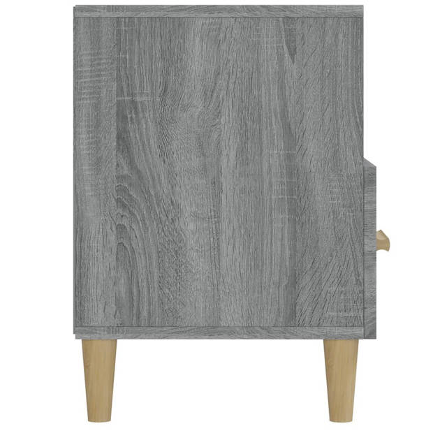 vidaXL Tv-meubel 102x36x50 cm bewerkt hout grijs sonoma eikenkleurig