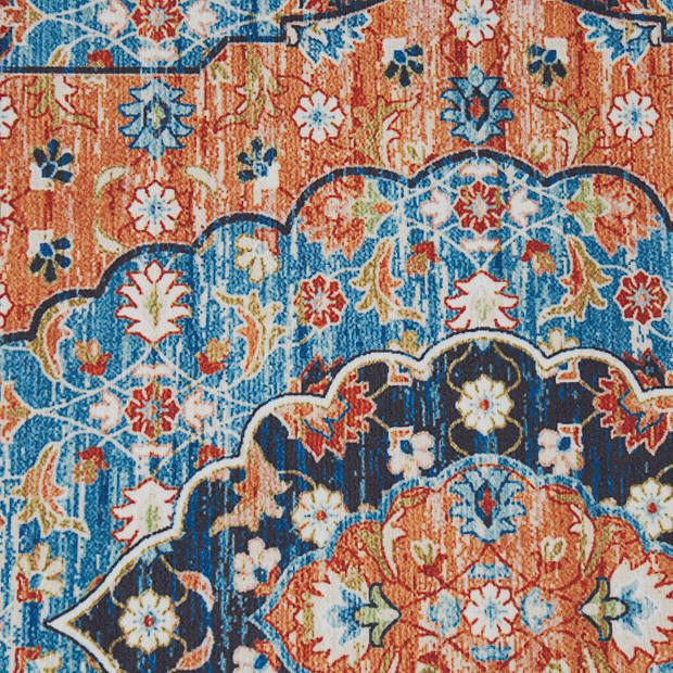 Beliani MIDALAM - Loper-Blauw-Polyester