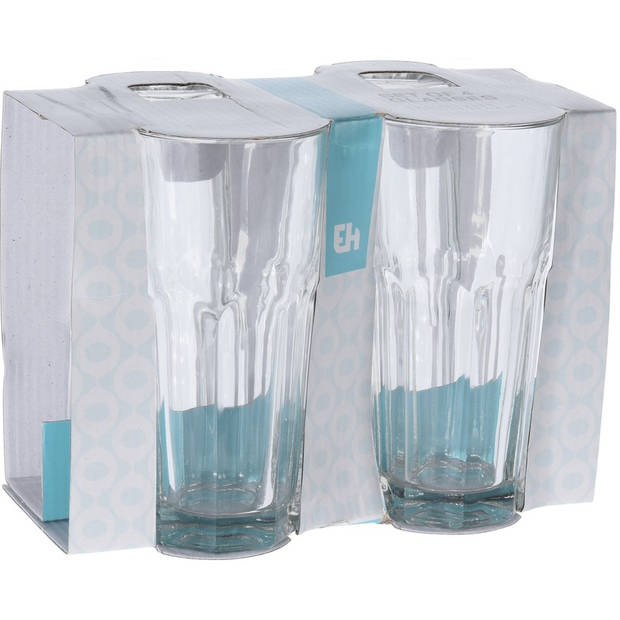 Set van 16 waterglazen/drinkglazen van 280 ml - Longdrinkglazen