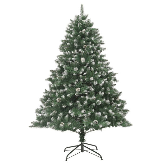 vidaXL Kunstkerstboom met standaard 240 cm PVC