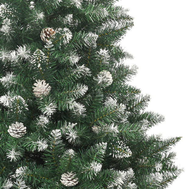 The Living Store kerstboom Luxe - Kunstboom 240 cm - Groen en Wit