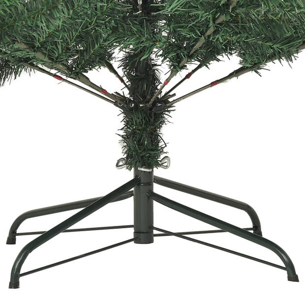 The Living Store kerstboom Luxe - Kunstboom 240 cm - Groen en Wit