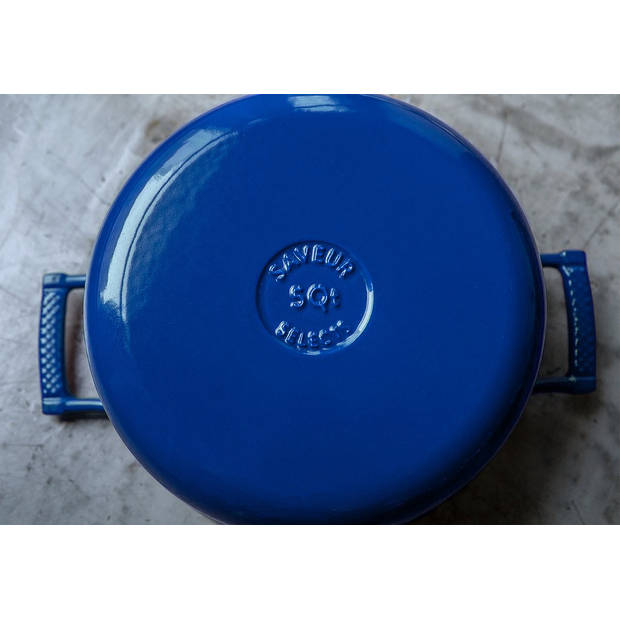 Saveur Selects Braadpan Voyage - Classic Blue - ø 25 cm / 4.7 liter - geëmailleerde anti-aanbaklaag