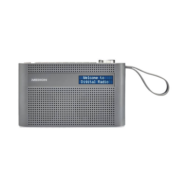 MEDION E66325 - DAB+ Draagbare Radio met Bluetooth - Grijs