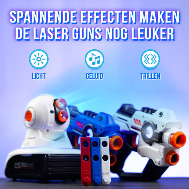 Silvergear Laserguns met Interactief Projectiespel