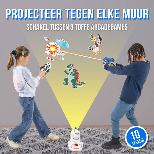 Silvergear Laserguns met Interactief Projectiespel