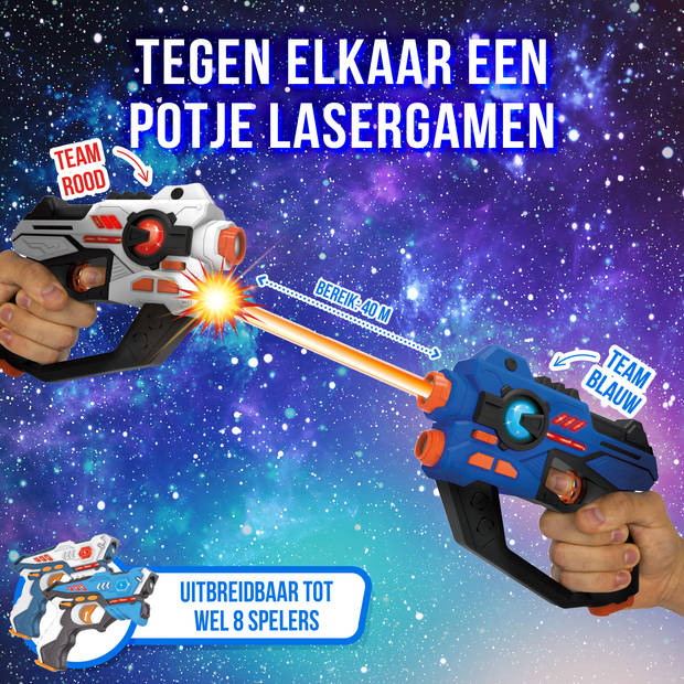 Silvergear Laserguns met Interactief Projectiespel