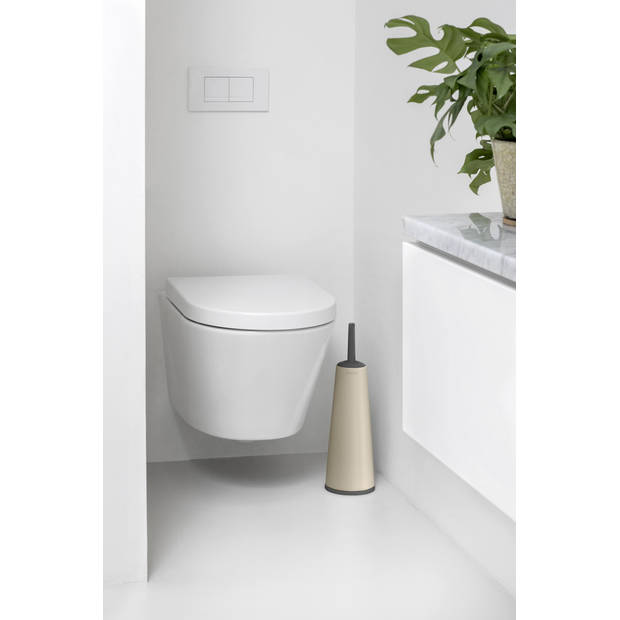 Brabantia ReNew toiletborstel met houder - Soft Beige