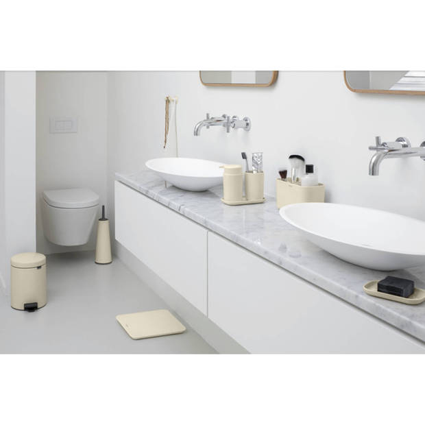 Brabantia ReNew toiletborstel met houder - Soft Beige