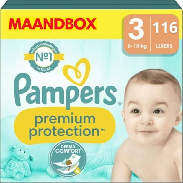 Pampers - Premium Protection - Maat 3 - Mega Pack - 116 luiers