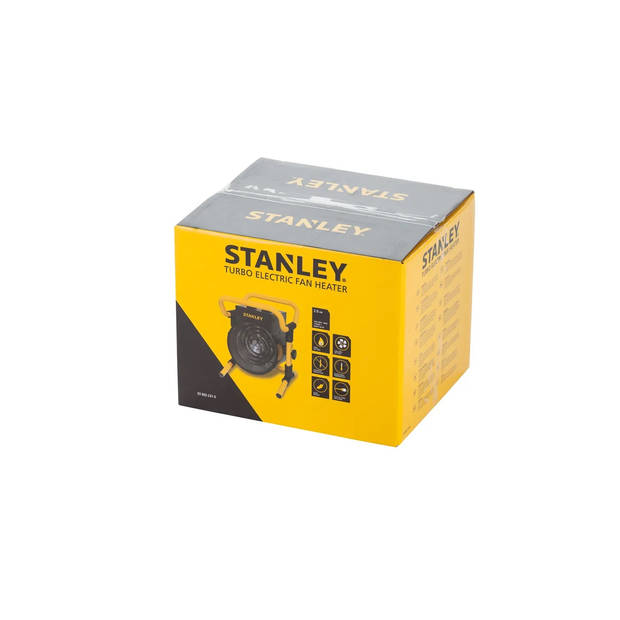 Stanley Ventilator Kachel ST-302-231-E - Elektrische Kachel 230V - Ruimtes tot 20m2 - Zwart/Geel