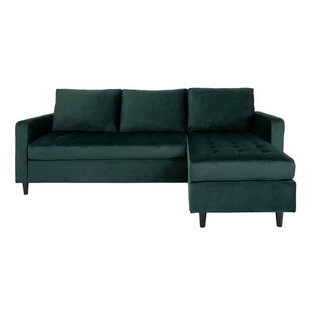 Firenze Chaise longue bank velours, groen.