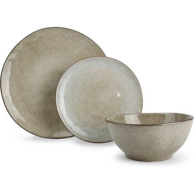 Salt & Pepper Serviesset Artisan Groen 12-Delig