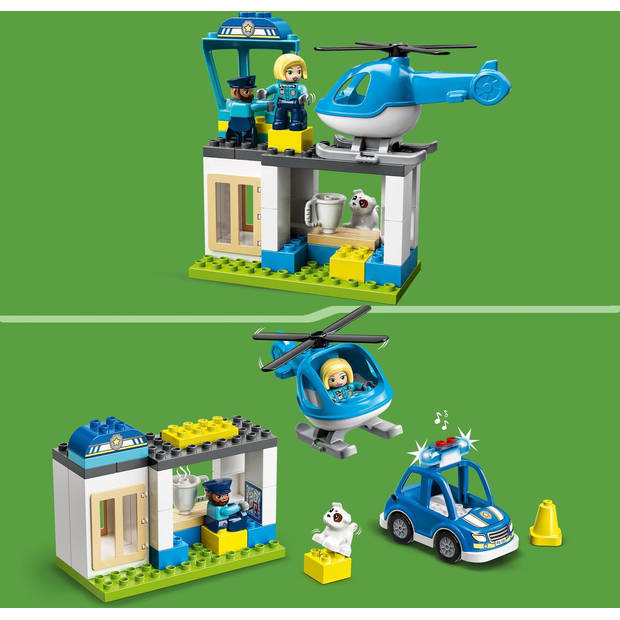 LEGO DUPLO Politie Station & Helikopter Speelgoed 10959