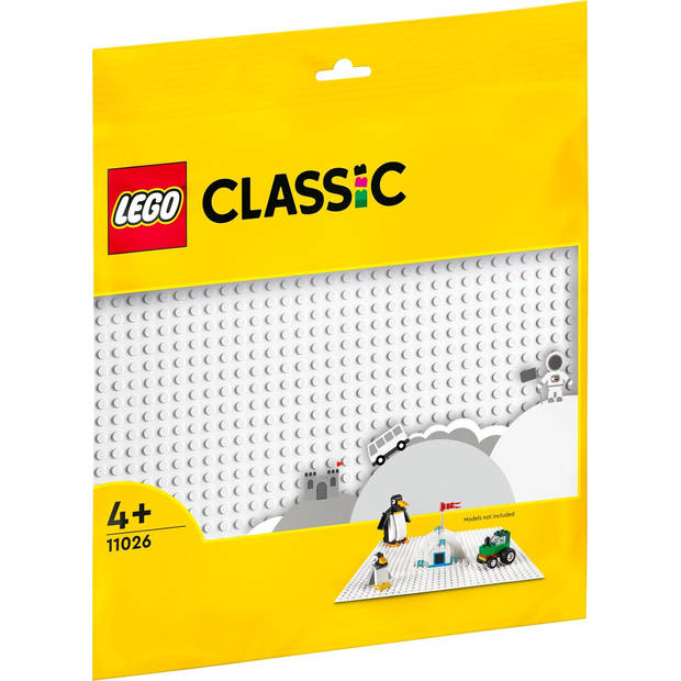 LEGO Klassiek Witte bouwplaat 32x32 Bord 11026 Blokken