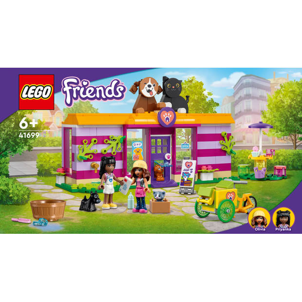 LEGO Friends Huisdierenadoptie Café Dierenset 41699