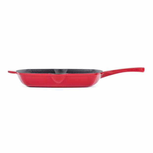 Rosmarino Gietijzeren Grillpan Rood 27cm